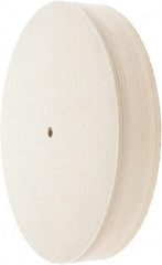 Value Collection - 12" Diam x 2" Thick Unmounted Buffing Wheel - 1 Ply, Polishing Wheel, 1/2" Arbor Hole, Medium Density - All Tool & Supply