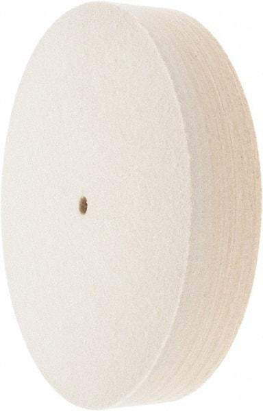 Value Collection - 10" Diam x 2" Thick Unmounted Buffing Wheel - 1 Ply, Polishing Wheel, 1/2" Arbor Hole, Soft Density - All Tool & Supply