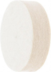 Value Collection - 2" Diam x 1/2" Thick Unmounted Buffing Wheel - 1 Ply, Polishing Wheel, 1/2" Arbor Hole, Medium Density - All Tool & Supply