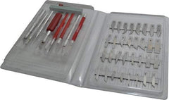 Excel - Hobby Knife Set - 46 Pieces, Includes #1, #2, #5, #18, #30, & #40 Knives, Hobby Awl, Burnisher, Sharpening Stone, 37 Blades - All Tool & Supply