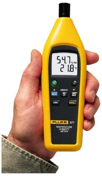 Fluke - Thermometer/Hygrometers & Barometers Type: Thermo-Hygrometer Minimum Relative Humidity (%): 5 - All Tool & Supply