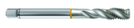 3/8-24 2B 3-Flute Cobalt Yellow Ring Semi-Bottoming 40 degree Spiral Flute Tap-Bright - All Tool & Supply