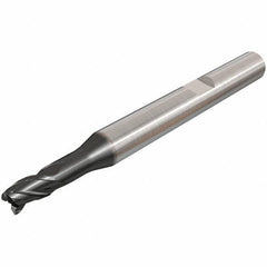 Iscar - 16mm, 3 Flute, Single End, Solid Carbide, Corner Chamfer End Mill - 92mm OAL, 38° Helix, Right Hand Flute, 16mm LOC, Right Hand Cut, 32mm Extended Reach - All Tool & Supply