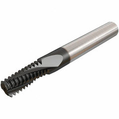 Iscar - ISO, 0.4724" Cutting Diam, 4 Flute, Solid Carbide Helical Flute Thread Mill - Internal Thread, 26.3mm LOC, 84mm OAL, 12mm Shank Diam - All Tool & Supply