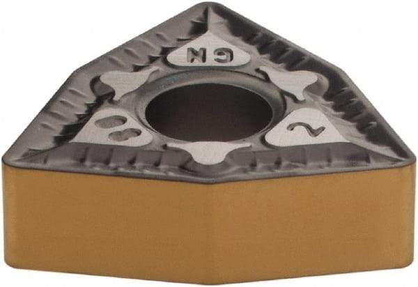 Iscar - WNMG432 GN Grade IC807 Carbide Turning Insert - TiAlN Finish, 80° Trigon, 1/2" Inscr Circle, 3/16" Thick, 1/32" Corner Radius - All Tool & Supply