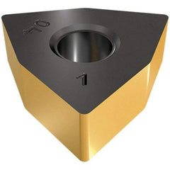 Iscar - WNMA332 Grade IC5010 Carbide Turning Insert - TiCN/Al2O3/TiN Finish, 80° Trigon, 3/8" Inscr Circle, 3/16" Thick, 1/32" Corner Radius - All Tool & Supply