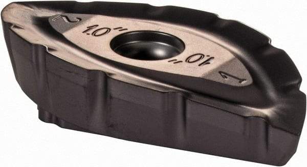 Iscar - BCR20 CS Grade IC908 Carbide Milling Insert - TiAlN Finish, 0.35" Thick, 1" Corner Radius - All Tool & Supply