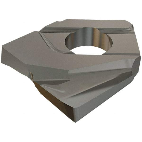 Iscar - HCCD200-R3.0 QF Grade IC908 Carbide Milling Insert - TiAlN Finish, 4.65mm Thick, 3mm Corner Radius - All Tool & Supply