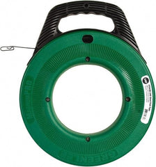 Greenlee - 240 Ft. Long x 1/8 Inch Wide, Steel Fish Tape - 400 Lb. Pulling Strength, Includes Case - All Tool & Supply