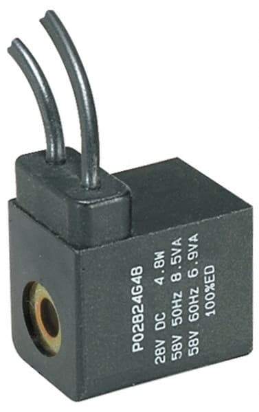 Parker - 12 DC Volt, Class F, Solenoid Coil - 5.5 Watt, IP 65 Enclosure, Use with Parker B Series Viking Valve - All Tool & Supply