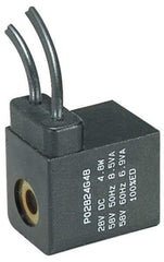 Parker - 12 DC Volt, Class F, Solenoid Coil - 5.5 Watt, IP 65 Enclosure, Use with Parker B Series Viking Valve - All Tool & Supply