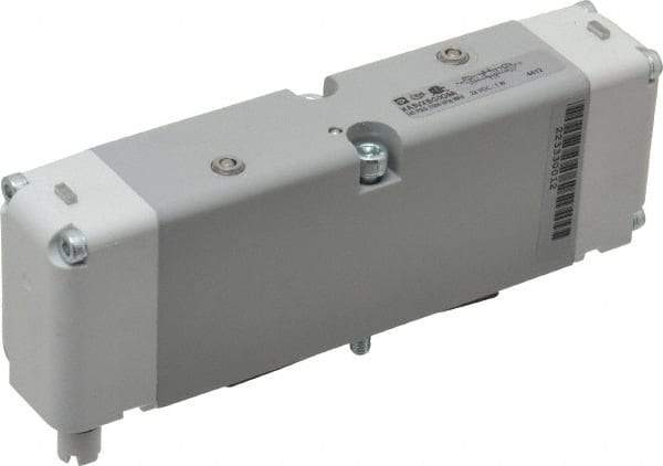 Parker - Double Solenoid 3 Position, Aluminum Solenoid Valve - All Ports Blocked, 145 Max PSI, Buna-N Seal - All Tool & Supply