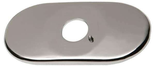 Chicago Faucets - Faucet Replacement 4" Cover Plate - Polished Chrome, Use with HyTronic IR Faucets - All Tool & Supply