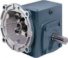 Boston Gear - 1 Centerline Distance, 15:1, 117 RPM Output, 0.33 Input Horsepower, 146 Lbs. Max Torque, Speed Reducer - Part No. F710-15-B5-J, Single Shaft Right, 5/8" Bore, 2.31" High, 56C NEMA - All Tool & Supply