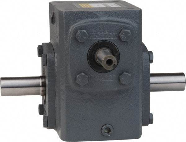 Boston Gear - 6 Centerline Distance, 50:1, 35 RPM Output, 7.65 Input Horsepower, 9,836 Lbs. Max Torque, Speed Reducer - Part No. 760-50-H, 1-1/2" Shaft Diam, Double Shaft Left & Right, 12-1/2" High - All Tool & Supply