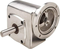 Boston Gear - 2.06 Centerline Distance, 10:1, 175 RPM Output, 2.34 Input Horsepower, 789 Lbs. Max Torque, Speed Reducer - Part No. SSF72110KB7GS, Single Shaft Left, 7/8" Bore, 4.34" High, 140TC NEMA - All Tool & Supply