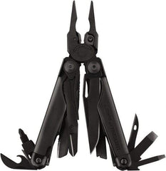 Leatherman - 21 Piece, Multi-Tool Set - Stainless Steel, 7" OAL, 4-3/8" Closed Length - All Tool & Supply