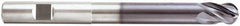 Niagara Cutter - 5/16", 4 Flute, Single End, Solid Carbide, 0.02" Corner Radius End Mill - 4" OAL, Right Hand Flute, 7/16" LOC, Right Hand Cut, 2-1/8" Extended Reach - All Tool & Supply