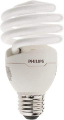 Philips - 23 Watt Fluorescent Residential/Office Medium Screw Lamp - 2,700°K Color Temp, 1,600 Lumens, 120 Volts, EL/mDT, 10,000 hr Avg Life - All Tool & Supply