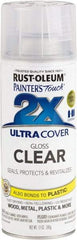 Rust-Oleum - Clear, Gloss, Enamel Spray Paint - 8 Sq Ft per Can, 12 oz Container, Use on Multipurpose - All Tool & Supply