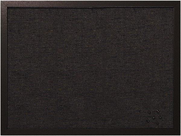 MasterVision - 17.72" Wide x 23.62" High Cork Bulletin Board - Fabric, Black - All Tool & Supply