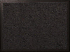 MasterVision - 17.72" Wide x 23.62" High Cork Bulletin Board - Fabric, Black - All Tool & Supply