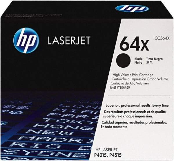 Hewlett-Packard - Black Toner Cartridge - Use with Hewlett-Packard LaserJet P4015n, P4015dn, P4015tn, P4015x, P4515n, P4515tn & P4515x - All Tool & Supply