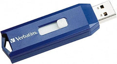 Verbatim - 8GB Blue Flash Drive - Use with Windows 2000, Windows XP, Vista, Windows 7, Mac OS 9.x or higher, Linux Kernel 2.6x or higher - All Tool & Supply