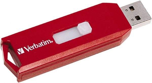 Verbatim - 4GB Red Flash Drive - Use with Windows Vista, 7 - All Tool & Supply