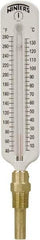 Winters - 40 to 280°F, Industrial Thermometer with Standard Thermowell - 1 Inch Immersion Length, 2 Inch Stem Length, 11 Inch Long, 1/2 Inch Thread - All Tool & Supply