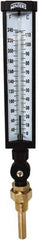 Winters - 30 to 240°F, Industrial Thermometer with Standard Thermowell - 3 Inch Immersion Length, 3-1/2 Inch Stem Length, 17 Inch Long, 3/4 Inch Thread - All Tool & Supply