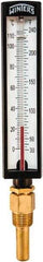 Winters - 30 to 240°F, Industrial Thermometer with Standard Thermowell - 2 Inch Immersion Length, 1.825 Inch Stem Length, 10 Inch Long, 1/2 Inch Thread - All Tool & Supply