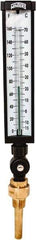 Winters - -15 to 160°F, Industrial Thermometer with Standard Thermowell - 3 Inch Immersion Length, 3-1/2 Inch Stem Length, 17 Inch Long, 3/4 Inch Thread - All Tool & Supply