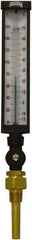 Winters - -15 to 160°F, Industrial Thermometer with Standard Thermowell - 3 Inch Immersion Length, 3-1/2 Inch Stem Length, 17 Inch Long, 3/4 Inch Thread - All Tool & Supply