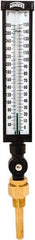 Winters - 30 to 300°F, Industrial Thermometer with Standard Thermowell - 3 Inch Immersion Length, 3-1/2 Inch Stem Length, 17 Inch Long, 3/4 Inch Thread - All Tool & Supply