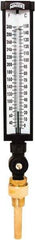 Winters - 30 to 300°F, Industrial Thermometer with Standard Thermowell - 3 Inch Immersion Length, 3-1/2 Inch Stem Length, 17 Inch Long, 3/4 Inch Thread - All Tool & Supply