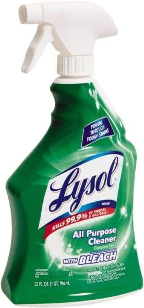 Lysol - 32 oz Spray Bottle All-Purpose Cleaner - Liquid, Cleaner with Bleach, Disinfectant, Chlorine - All Tool & Supply