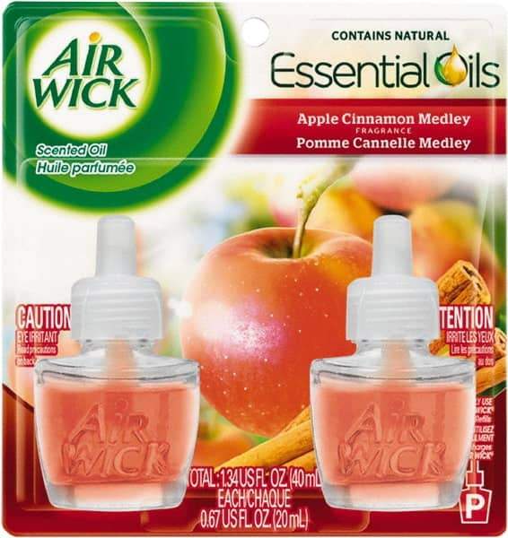 Air Wick - 0.67 oz Air Freshener Dispenser Refill - Apple Cinnamon, Compatible with Air Wick Oil Warmers - All Tool & Supply