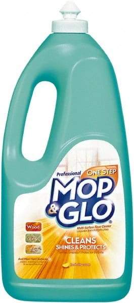 Mop&Glo - Bottle Cleaner - Use on Ceramic Tile, Laminate Surfaces, Linoleum, Quarry Tile, Cement, Concrete, Vinyl Tile, Terra Cotta, Terrazzo, Vinyl Composite Tile (VCT) - All Tool & Supply