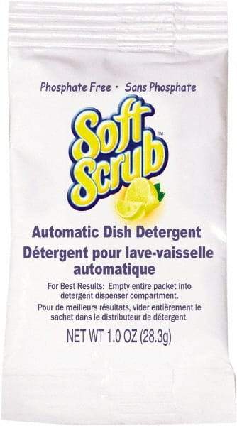 Soft Scrub - 1 oz Packet Automatic Dishwashing Powder - Lemon Scented - All Tool & Supply