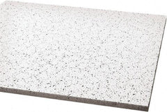 Armstrong World - 48" Long x 24" Wide, Wet-Formed Mineral Fiber Acoustic Ceiling Tile - ASTM E1264 Specification, White - All Tool & Supply