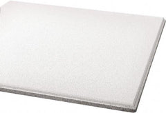 Armstrong World - 24" Long x 24" Wide, Wet-Formed Mineral Fiber Acoustic Ceiling Tile - ASTM E1264 Specification, White - All Tool & Supply