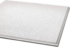 Armstrong World - 24" Long x 24" Wide, Wet-Formed Mineral Fiber Acoustic Ceiling Tile - ASTM E1264 Specification, White - All Tool & Supply