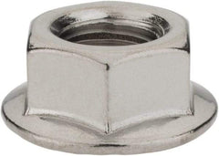 Monroe Engineering Products - 1/2-13 304 Steel Hex Flange Lock Nut - 3/4" Width Across Flats, 1/2" High - All Tool & Supply