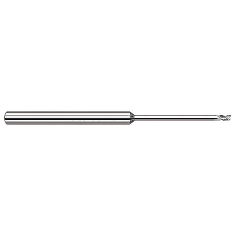 Harvey Tool - 3/64", 0.07" LOC, 1/8" Shank Diam, 2-1/2" OAL, 3 Flute Solid Carbide Square End Mill - Exact Industrial Supply