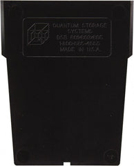 Quantum Storage - 3" Wide x 7" High, Black Bin Divider - Exact Industrial Supply