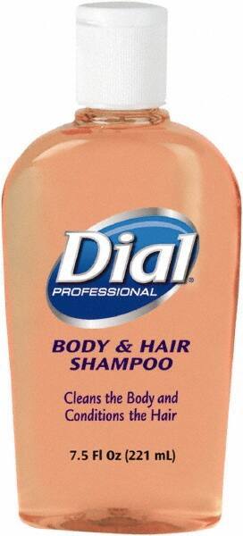 Dial - 7.5 oz Bottle Peach Hair & Body Wash - Clear Amber - All Tool & Supply