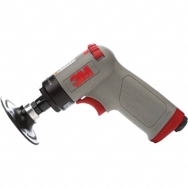 3M - 1 to 4" Disc, 15,000 RPM, Pneumatic Handheld Disc Sander - 22 CFM, 1/4 NPT Inlet, 0.45 hp - All Tool & Supply