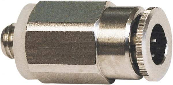 Tool-Flo - 1/8" ID x 1/8" OD, Coolant Fitting for Indexable Clamping Units - Series 9HCP. - All Tool & Supply