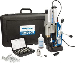 Hougen - 2" Travel, Portable Magnetic Drill Press - 250 & 450 RPM, 9 Amps, 1.5 hp, 1035 Watts - All Tool & Supply